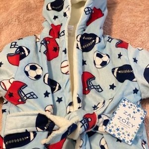 New baby boy bath robe